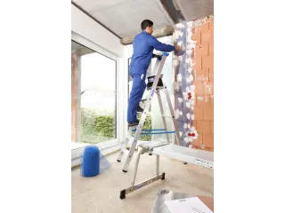 Ladder Aluminium Bordes H 1 40M 6Treden Incl. Bordes - 5