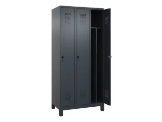 locker voor scheiding van kleding,HxBxD 1950x900x500mm,3vak - 1