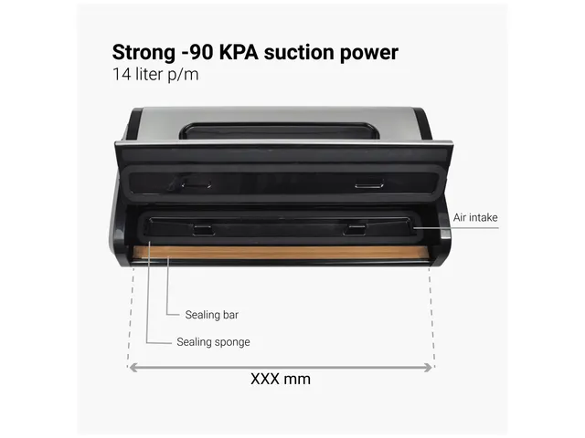 Vacuümmachine Pro -90 kPa Dubbele vacuüm pomp 7 standen