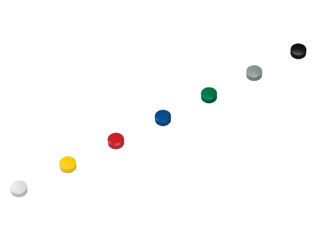 Magneet MAUL Solid 15mm 150gr assorti 10 stuks