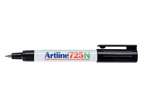Fineliner Artline 725 rond fijn zwart