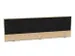 panneau de rehausse,p. table de bureau,NE-érable,BN8033-noir