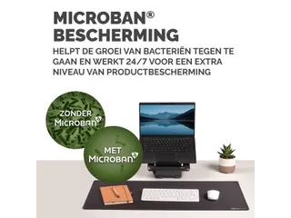Bureau-onderlegger Fellowes Breyta zwart 80x40cm - 9
