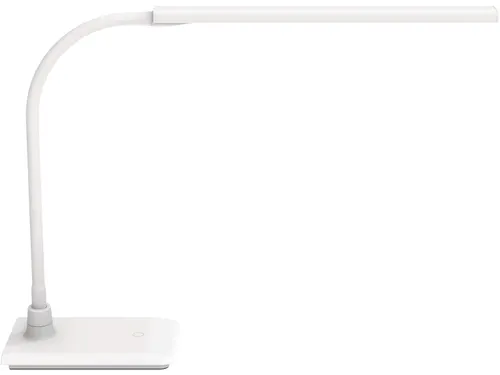 Bureaulamp MAUL Pirro LED dimbaar met voet Wit