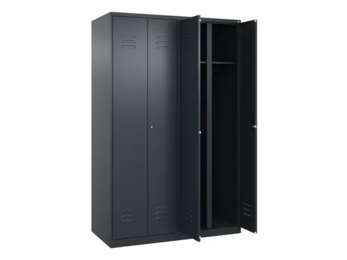 locker voor scheiding van kleding,HxBxD 1850x1200x500mm,4vak