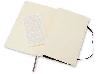Notitieboek Moleskine pocket 90x140mm blanco soft cover zwart - 11