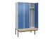 locker voor scheiding van kleding,HxBxD 2120x1200x815mm,3vak