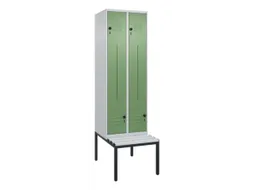 Z-garderobekast,HxBxD 2120x600x815mm,2vak,vak B 300mm,draaigrendel