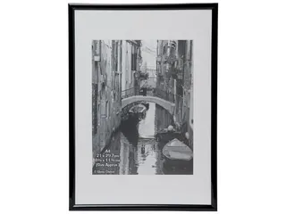 Hampton Frames Fotokader Aluminium, Zwart, A4 - 1