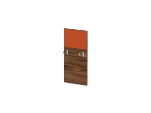baliepaneel bureau aanbouw links NP-tiepolo nut BN3012-oranje 600mm