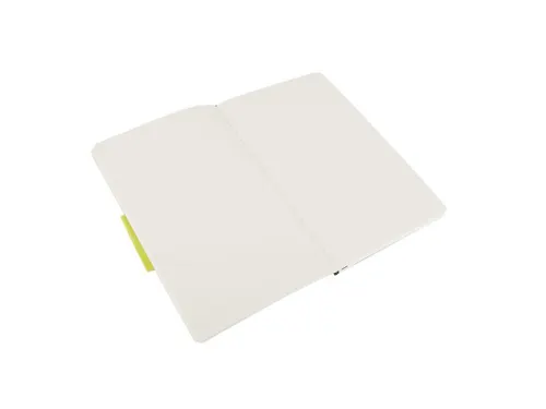 Notitieboek Moleskine large 130x210mm blanco soft cover zwart