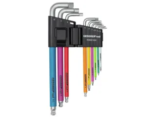 R36601009 Set inbusbouten 1,5-10mm 9stuks met kleurcodering - 2