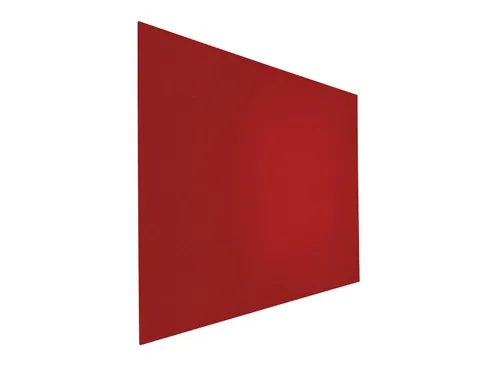 Prikbord Paneel Float Bulletin 60x90cm Rood frameloos