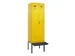 locker met bank,voor scheiding van kleding,HxBxD 2120x600x815mm,2vak