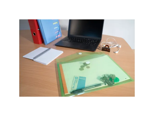 Envelop tas klittenband PP A4 Assorti pak à 5 stuks