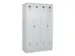 locker voor scheiding van kleding,HxBxD 1950x1200x500mm,4vak