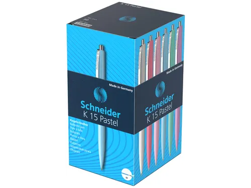 Balpen Schneider K15 M pastel assorti