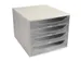 Ladenblok Ecobox 4 Laden Grijs A4+