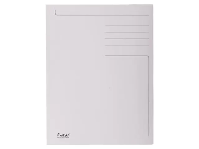 Dossiermap 3 Kleppen Folio Lichtgrijs 50 stuks