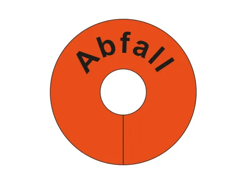 signaalring,v. gaasbox,"Afval",v. opsteken,PVC,rood