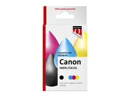 Inktcartridge Quantore alternatief tbv Canon PG560XL CL561XL zwart+kl