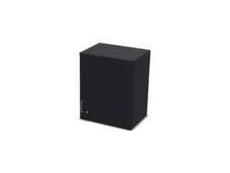 opzetkast v. kast met openslaande deuren CC-zwart 740x600x445mm