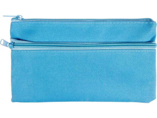 Pennenzak Plat Formaat 21 x 11 cm blauw