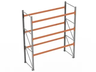palletstelling,grondveld,HxBxD 4400x2870x1100mm,vakl. 2820kg - 1