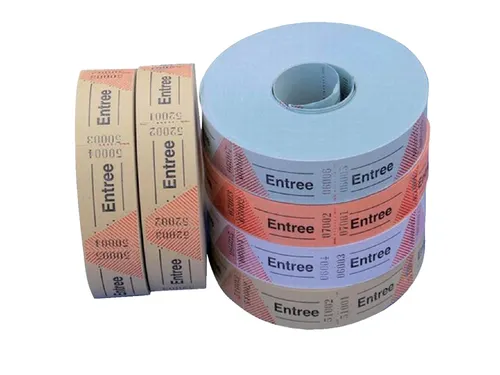 Entreebewijs Combicraft nummering 1-1000 blauw 1000 stuks