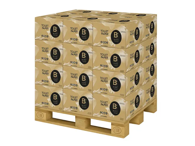 Toiletpapier BlackSatino 313830 ST10 systeemrol 2-laags Wit Pallet