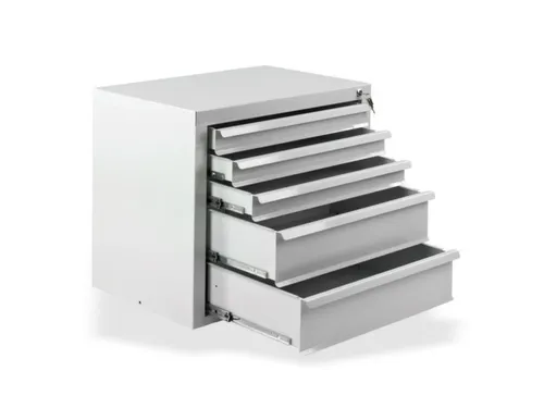 ladekast,HxBxD 600x700x435mm,5lade(n),volledig uittrekbaar
