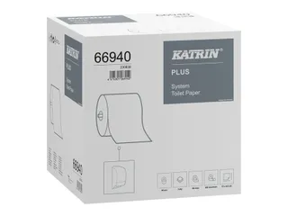 Toiletpapier Katrin Plus systeemrol 2-laags 96m wit 66940 - 2