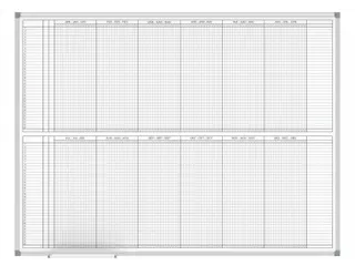 Jaarplanner MAULstandard Magnetisch 90x120cm 2x6 maanden - 1
