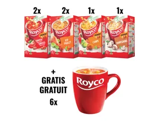 Royco ACTIE ROYCO 2: 6 pakken soep + GRATIS 6 mokken - 2
