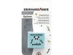Puntenslijper Eberhard Faber Animal op blister assorti kleuren