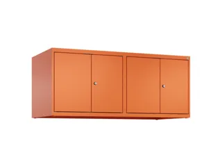 opzetkast,v. locker voor scheiding van kleding,4vak.,vak B 300mm - 2