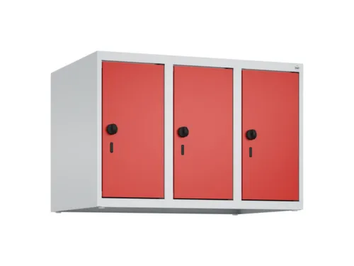 opzetkast,v. locker,3vak.,vak B 250mm,HxBxD 500x750x500mm,vleugeldeur