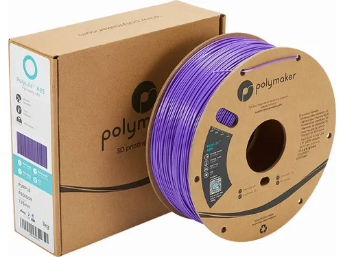 Polymaker PolyLite ABS filament 1,75 mm Paars 1kg