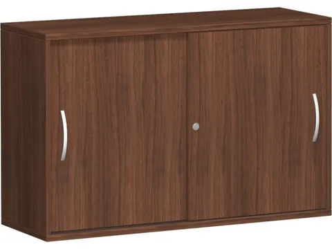 schuifdeurkast,HxBxD 770x1200x430mm,decor romp noten,decor front noten