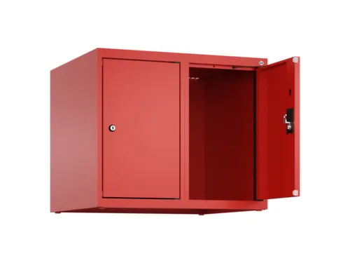 opzetkast,v. locker,2vak.,vak B 300mm,HxBxD 500x600x500mm,cilinderslot