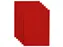 Kopieerpapier Papicolor A4 200gr 6 vel rood
