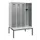 locker met bank,HxBxD 1950x1200x815mm,4vak,vak B 300mm,cilinderslot