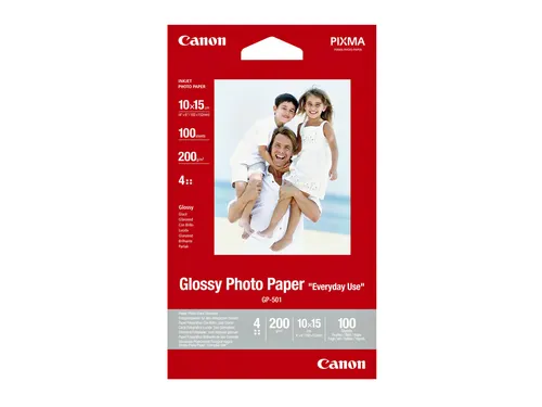 Inkjetpapier Canon GP-501 10x15cm 210 gram glans 100vel