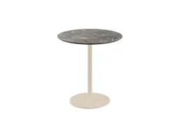 bistrotafel,HxØ 730x700mm,rond,schotelvoet zandkleuren