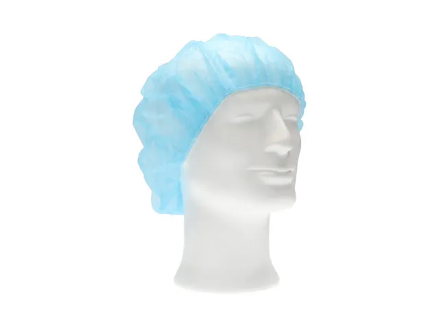 Haarnet CMT bouffant non-woven M 50cm PP blauw 100 stuks