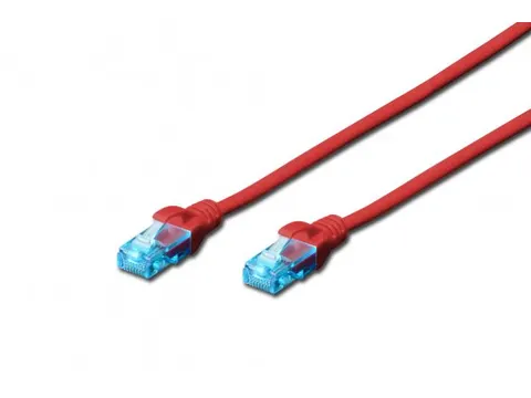CAT 5e U-UTP patchkabel PVC AWG 26/7 Lengte 5m Rood