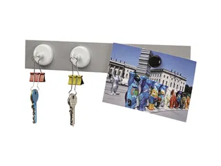 Magneet met haak MAUL 47mm trekkracht 12kg wit 5 stuks - 4