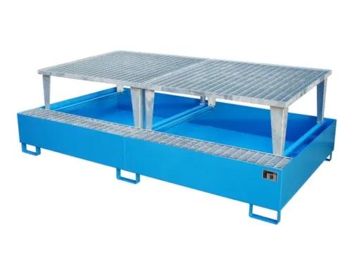 opvangbak,v. 2xIBC,opvangvol. 1000l,HxBxD 863x2650x1460mm