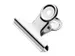 Pince Bulldog Westcott 51x10,7mm Métal argenté 10 pièces