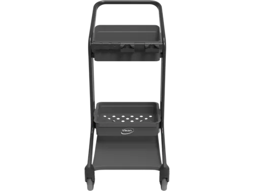 Vikan HyGo Mobile Cleaning Station Zwart